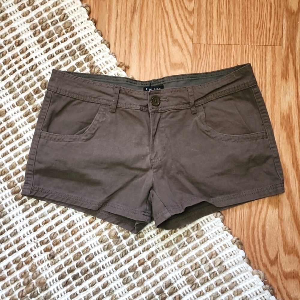 Brown Cotton short